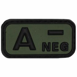 Nášivka 3D PVC A- NEG bojová