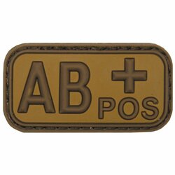Nášivka 3D PVC AB+ POS pouštní