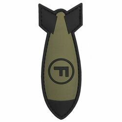 Nášivka F.BOMB green velcro 3D PVC