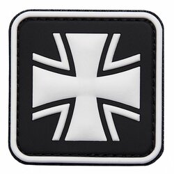 Nášivka GERMAN CROSS black velcro 3D PVC