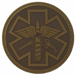 Nášivka PARA MEDIC velcro 3D PVC pouštní Nášivka PARA MEDIC velcro 3D PVC pouštní