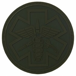 Nášivka PARA MEDIC velcro 3D PVC bojová