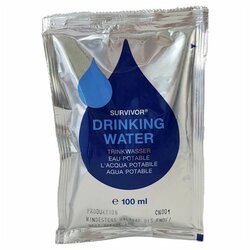 Balená voda Emergency SURVIVOR 100ml