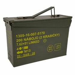 Bedna muniční orig. AČR M19A1 