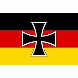 Vlajka Deutschland železný kříž