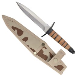 Bojová dýka s koženou rukojetí a orig. pouzdrem vz.95 DESERT Bojová dýka s koženou rukojetí a orig. pouzdrem vz.95 DESERT