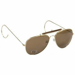 Brýle U.S. Air Force style  Hnědé