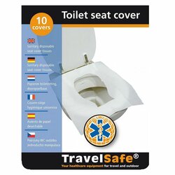 Cestovní pokrývka WC sedátka TRAVELSAFE 10ks