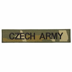 Nášivka CZECH ARMY jmenovka vz.95