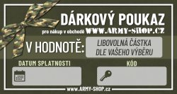 Dárkový poukaz libovolné částky