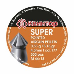Diabolky KVINTOR Super cal.4,5mm 300ks
