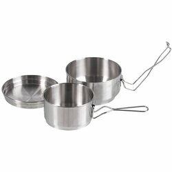 Nádobí stainless steel 3-díly Mil-Tec