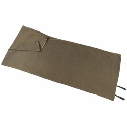 Dekový spací pytel FLEECE oliv