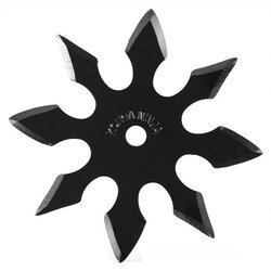 Hvězdice NINJA černá 8 cípů 