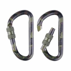 Karabina taktická woodland 6cm 2ks