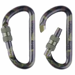 Karabina taktická woodland 8cm 2ks