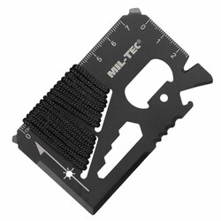 Karta na přežití s paracordem Mil-Tec