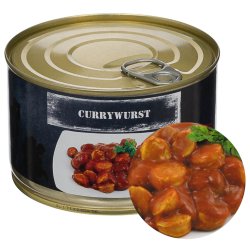 Klobása s kari omáčkou Currywurst - konzerva 400g