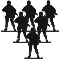 Kovové terče vojáků sada 6ks Beast Hunter