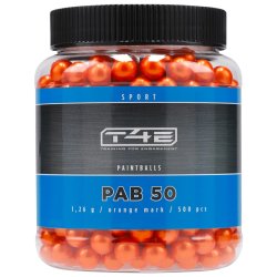 Kuličky T4E 50 Sport PAB orange 500ks Kuličky T4E 50 Sport PAB orange 500ks