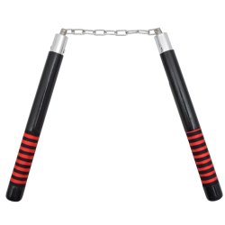Kung-fu nunčaky - BLACK AND RED