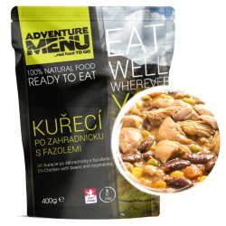 Kuřecí po zahradnicku s fazolemi 400g ADVENTURE MENU 