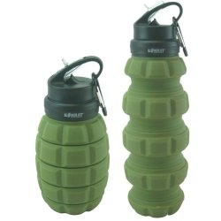 Láhev tvar GRANÁT skládací 580ml zelený