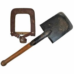 Polní lopatka NVA  nesklopná rovná