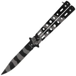 Motýlkový nůž Albainox Balisong – Military Camo