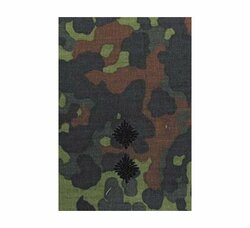 Výložka Bundeswehr  nadporučík   bojová