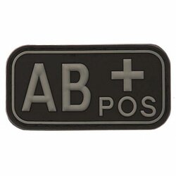 Nášivka 3D PVC AB+ positive