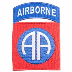 Nášivka Airborne AA barevná VELCRO