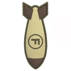 Nášivka BOMB COYOTE velcro 3D PVC