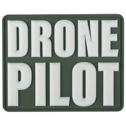 Nášivka DRONE PILOT velcro 3D PVC
