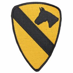 Nášivka First Cavalery Kůň  barevná
