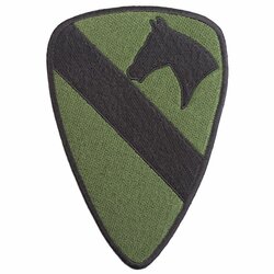 Nášivka First Cavalery Kůň  bojová