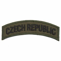 Nášivka Czech Republic oblouk  bojová VELCRO