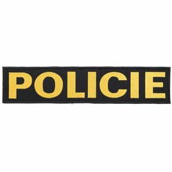 Nášivka POLICIE zádová velká VELCRO