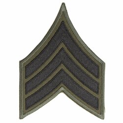 Nášivka hodnost US  seržant bojová