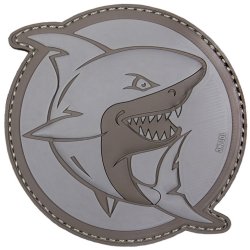 Nášivka SHARK GREY velcro 3D PVC Nášivka SHARK GREY velcro 3D PVC