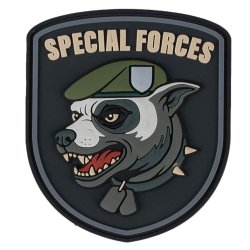 Nášivka SPECIAL FORCES DOG velcro 3D PVC