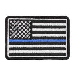 Nášivka vlajka USA blue line