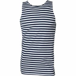 Nátělník orig. ruský modré pruhy