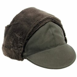 Ušanka zimní BUNDESWEHR oliv NOVÁ