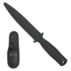 Nůž cvičný K25 gumový ČERNÝ 