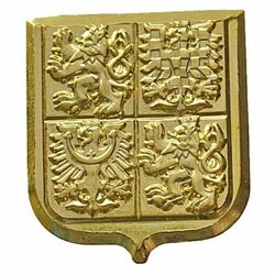 Odznak AČR současný  zlatavý