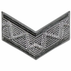 Odznak ČSLA  kolejnička rozlišovací stříbrná  Véčko