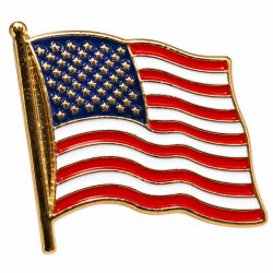 Odznak VLAJKA USA vlající Odznak VLAJKA USA vlající