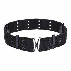 Pásek široký bavlna černý