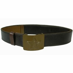 Opasek CCCP hvězda hnědý